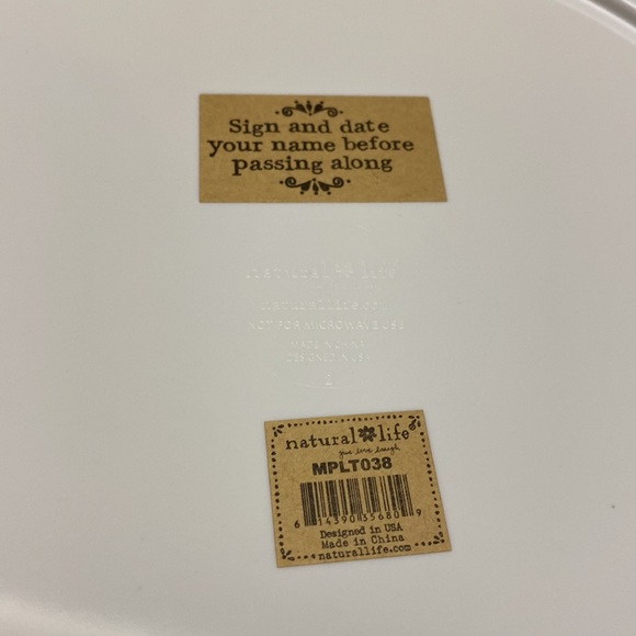 NEW “The Giving Plate” boho hippie design - Picture 6 of 8